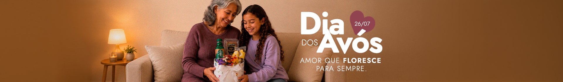 Cesta de Café da Manhã de Dia dos Avós