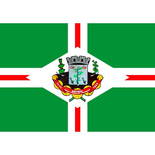 Foto da Bandeira de Naviraí- MS