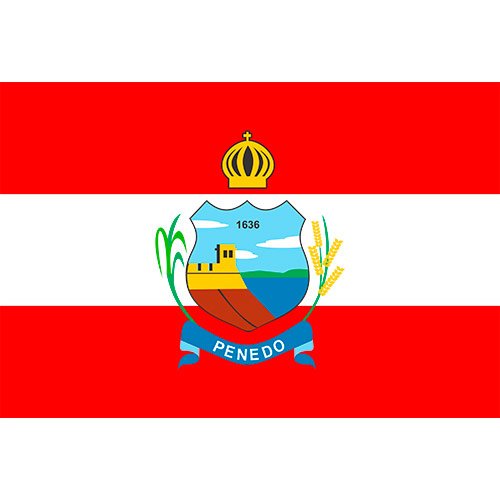 Foto da bandeira da cidade de Penedo-AL