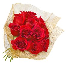 Buquê Fascínio de Rosas Colombianas Vermelhas