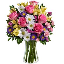 Luxuoso Mix de Flores do Campo no Vaso