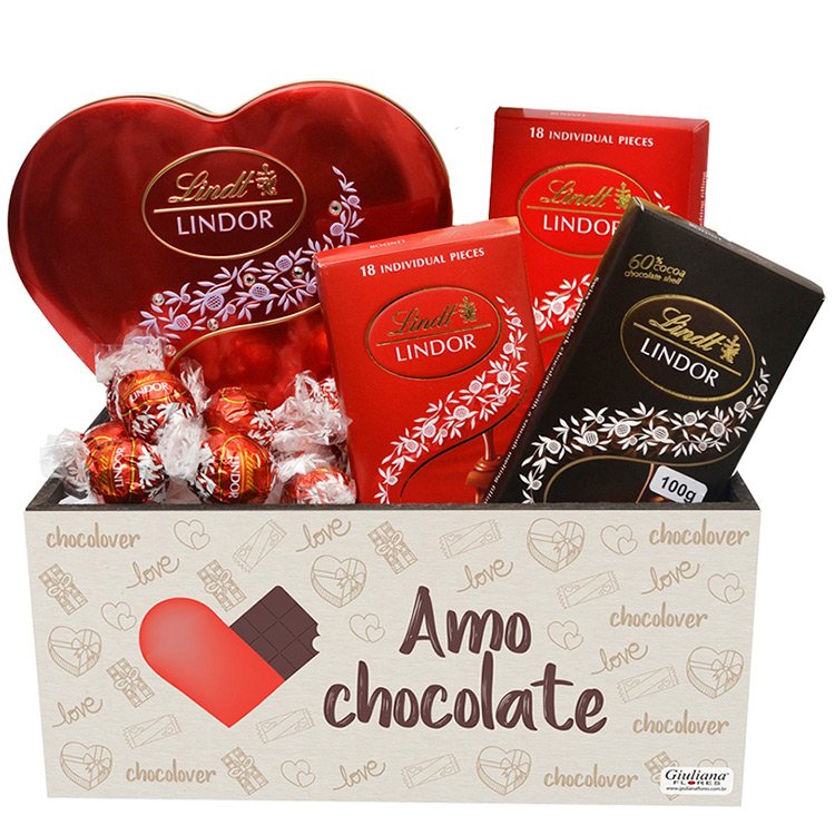 KIT DE CHOCOLATES DELÍCIAS LINDT KIT DE CHOCOLATES DELÍCIAS LINDT