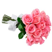 Buquê de 18 Rosas Cor de Rosa