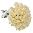 Buquê de 42 Rosas Brancas