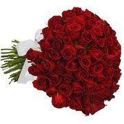 Buquê de 50 Rosas Vermelhas