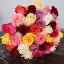 Buquê de 42 Rosas Coloridas