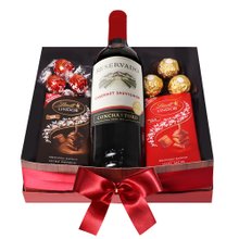 Kit de Vinho e Chocolate Especial
