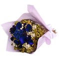 Buquê Mix de Flores Secas Azuis