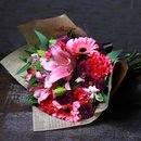 Buquê Mix de Flores Pink Vintage