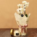 Mini Rara Branca e Vela Aromática Lavanda