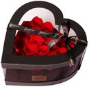 Coração de Rosas Colombianas Glam