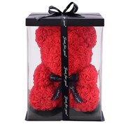 Urso Teddy Flowers Vermelho