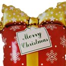 Balão Metalizado Presente Merry Christmas 54x63cm