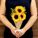 Buquê Partitura Girassol