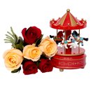 Buquê de Rosas e Carrossel Musical