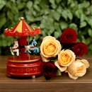 Buquê de Rosas e Carrossel Musical