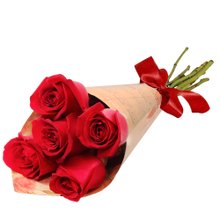 Buquê Partitura de Rosas Nacionais Vermelho