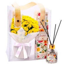 Difusor Encontro Floral Giuliana Flores e Mini Margaridinhas Amarelas