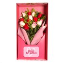 Buquê de 12 Rosas no Box Mãe Te Amo