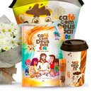 Mini Margaridinha com Kit Kids Café com Deus Pai