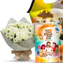 Mini Margaridinha com Kit Kids Café com Deus Pai