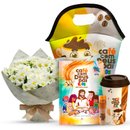 Mini Margaridinha com Kit Kids Café com Deus Pai