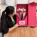 Mini Rara Branca no Box Mãe Te Amo
