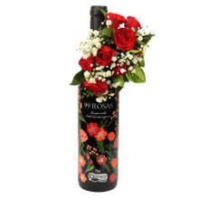 Vinho Tinto Espanhol 99 Rosas Cabernet 750ml - Drinks e Flores