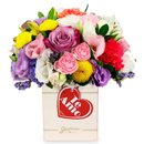 Arranjo de Mix de Flores Te Amo