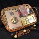 Cesta Rústica com Café com Deus Pai