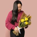 Célebre Buquê de Rosas Encantadas Amarelo