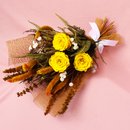 Célebre Buquê de Rosas Encantadas Amarelo