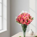 Buquê de Astromélias Cor de Rosa com 10 unidades