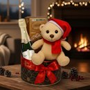 Kit Natalino com Urso e Chandon e Lindt