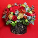 Arranjo de Mix de Flores Boas Festas