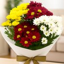 Mini Vaso de Margaridinhas Coloridas