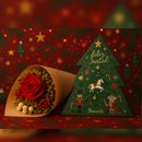 Buquê Partitura de Flores Secas e Árvore Speculoos Biscoitê