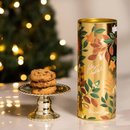 Buquê Partitura Girassol e Lata Cookie Speculoos Biscoitê