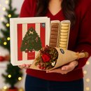 Buquê Partitura de Flores Secas e Livro Doces Memórias Biscoitê