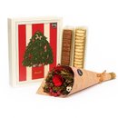 Buquê Partitura de Flores Secas e Livro Doces Memórias Biscoitê