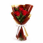 Buquê Trio de Rosas Vermelho