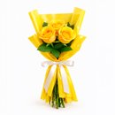 Buquê Trio de Rosas Amarelo