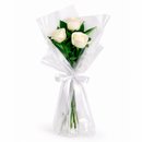 Buquê Trio de Rosas Branco