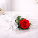Buquê de Rosa Única Vermelha