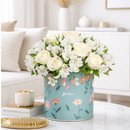 Arranjo Harmonia de Rosas e Astromélias Brancas