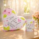 Caneca e Almofada Mãe Sinônimo de Amor