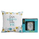 Caneca e Almofada Seja Grato Tenha Fé