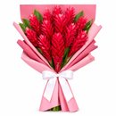 Buquê de 12 Alpinias Purpuratas Vermelhas