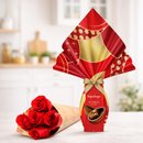 Buquê Partitura de Rosas e Ovo Mil Delicias Kopenhagen