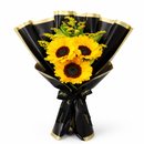 Radiante Buquê de 3 Girassóis